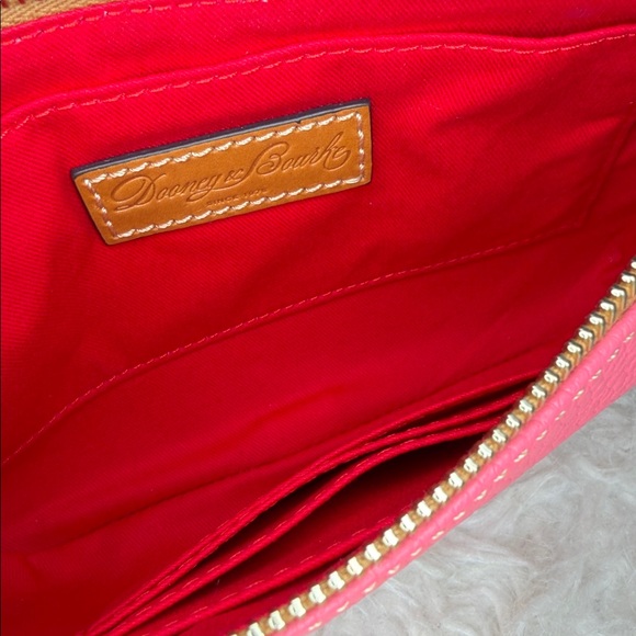 Dooney and Burke NWOT pink pebbled leather Kirby Lexi Crossbody bag - Picture 11 of 12